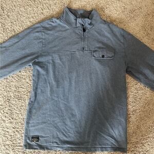 Quicksilver Waterman Collection - Men’s L 1/4 Zip - Blue